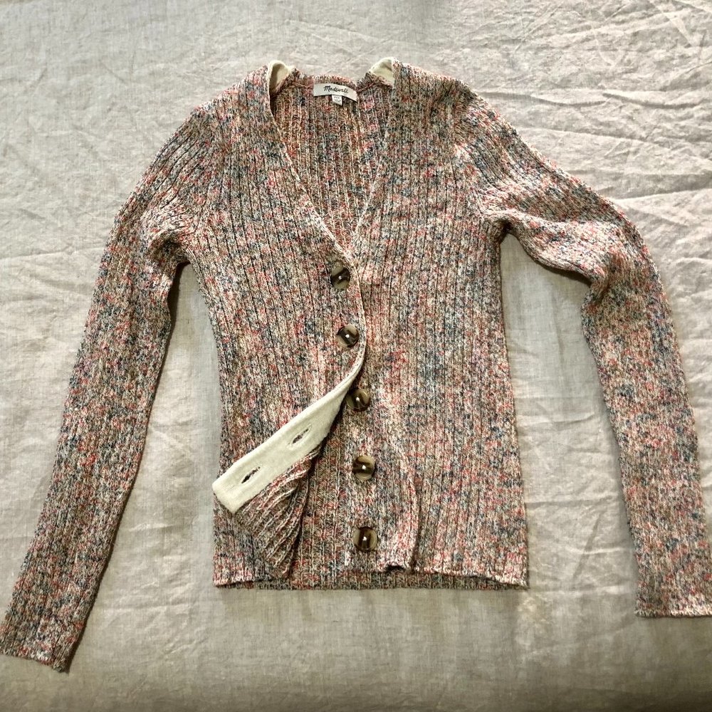 Madewell Space Dye XXS Womens Cardigan